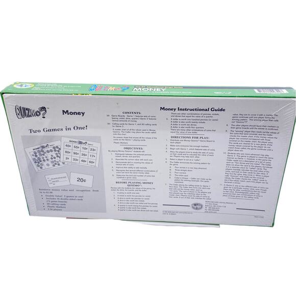 Quizmo Money, WorldClass Learning, Factory Sealed 2005 - Picture 2 of 6